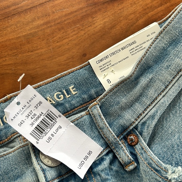 BNWT American eagle 90s bootcut jeans light wash - Picture 5 of 7